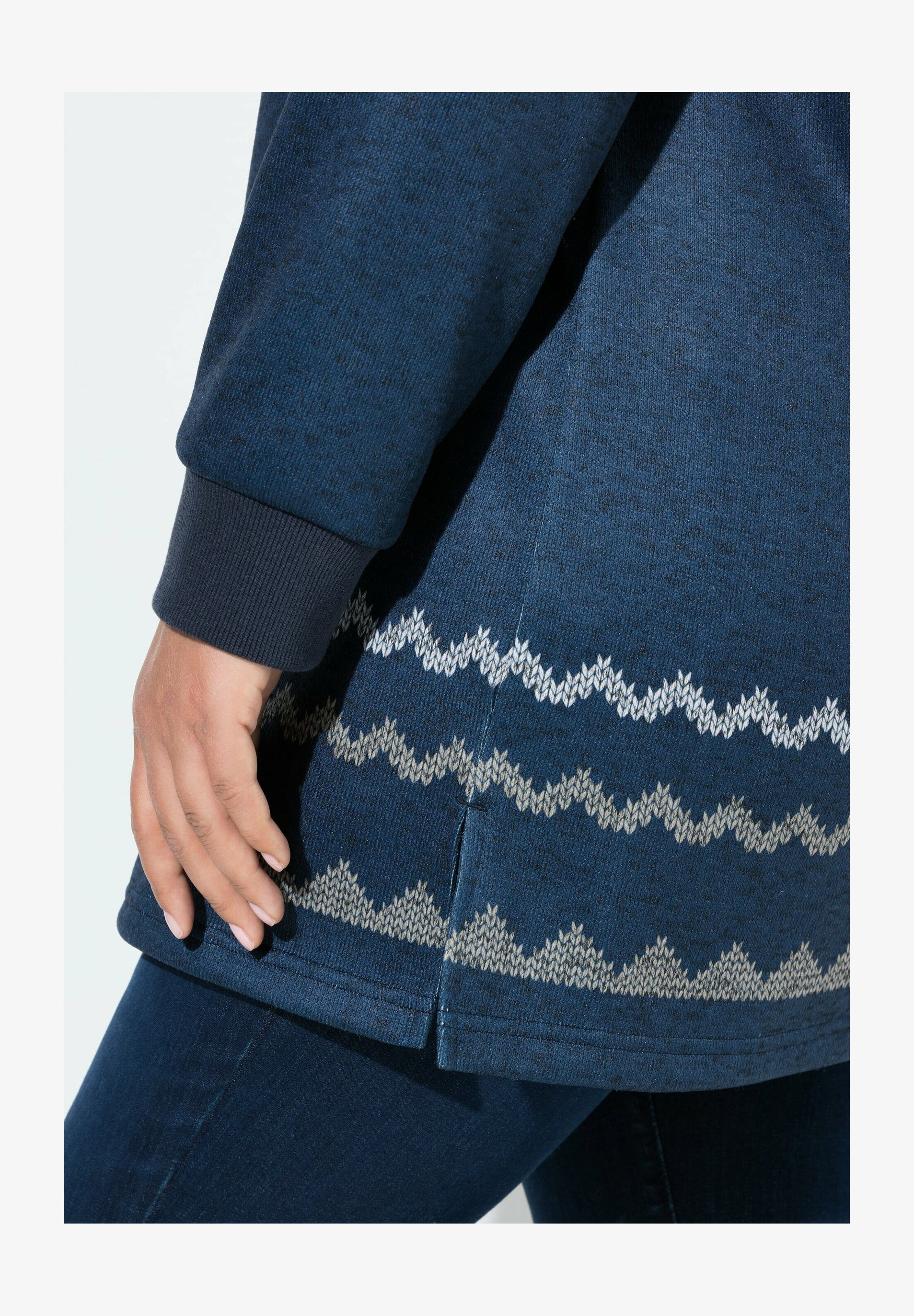 LAURASN Giacca Lunga Felpa Con Cappuccio E Coulisse Vita | Il Tuo Nordic All-Weather Brand