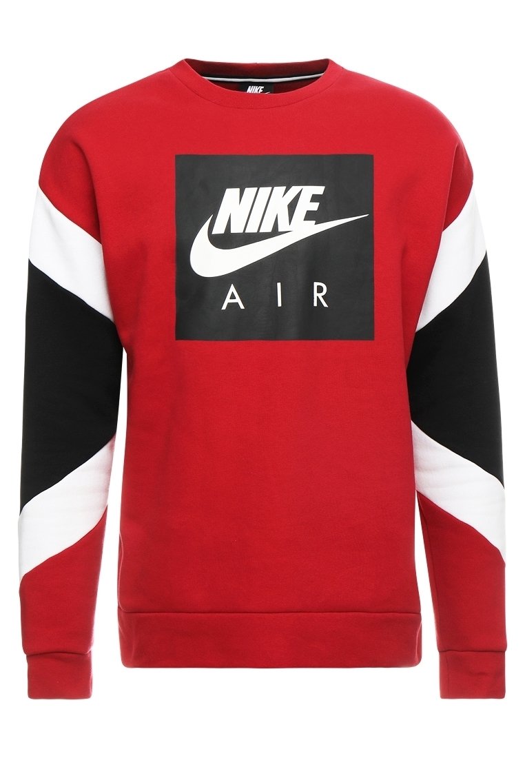 red nike air crewneck