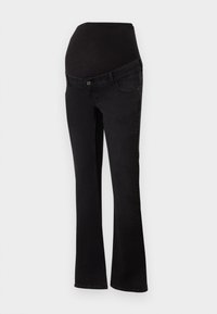 MLKAIRO FLARED JEANS - Trapézfarmer - black denim