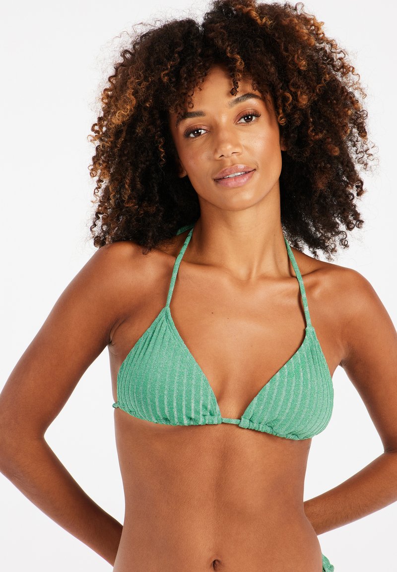 Protest Triangel Bikini A Triangolo Donna - Morbido, Stampato Floreale, Con Coppe Rimovibili, Tessuto Riciclato, Taglio Cheeky