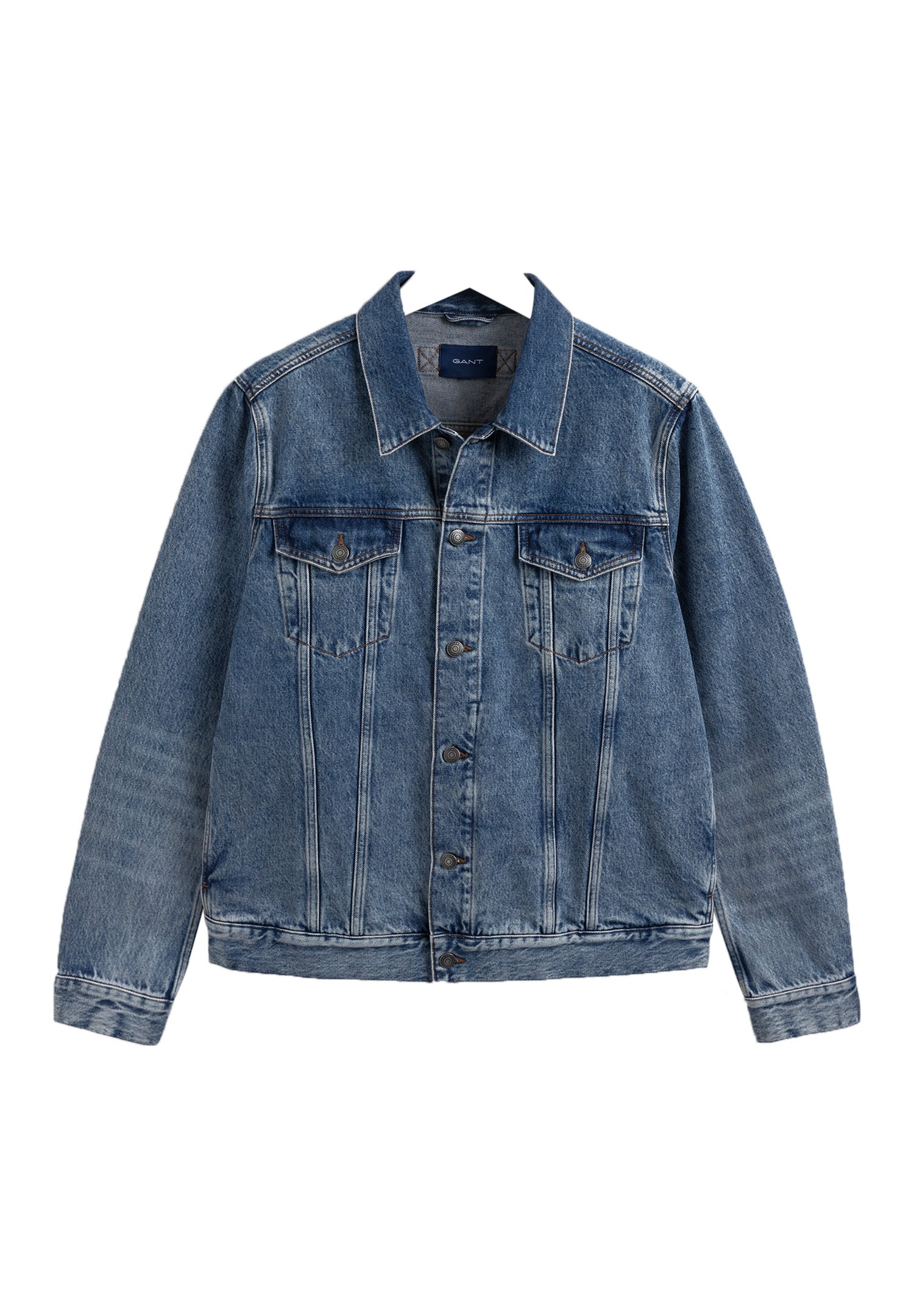 GANT Denim jacket - light blue broken 