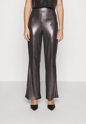Even&Odd Petite Pantalon classique - black/silver
