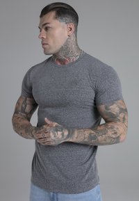 SIKSILK - MARL - T-paita - dark grey Pienoiskuva 1