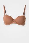 LIGHTLY LINED BALCONETTE SOFT STRETCH LACE - Soutien-gorge à balconnet - copper earth