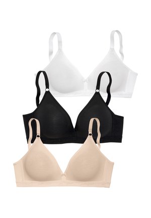 3 PACK - Push-up BH - xtoffee xschwarz xweiß