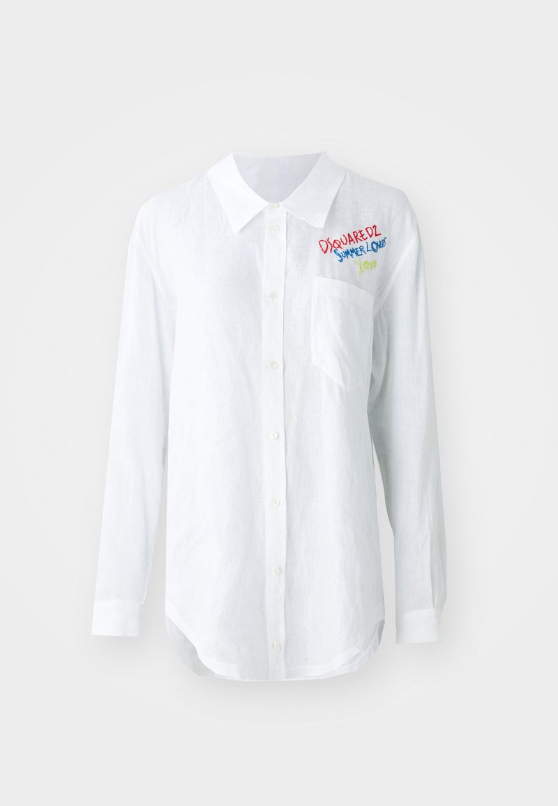 Dsquared2 Overhemdblouse wit Dsquared2 Overhemdblouse wit