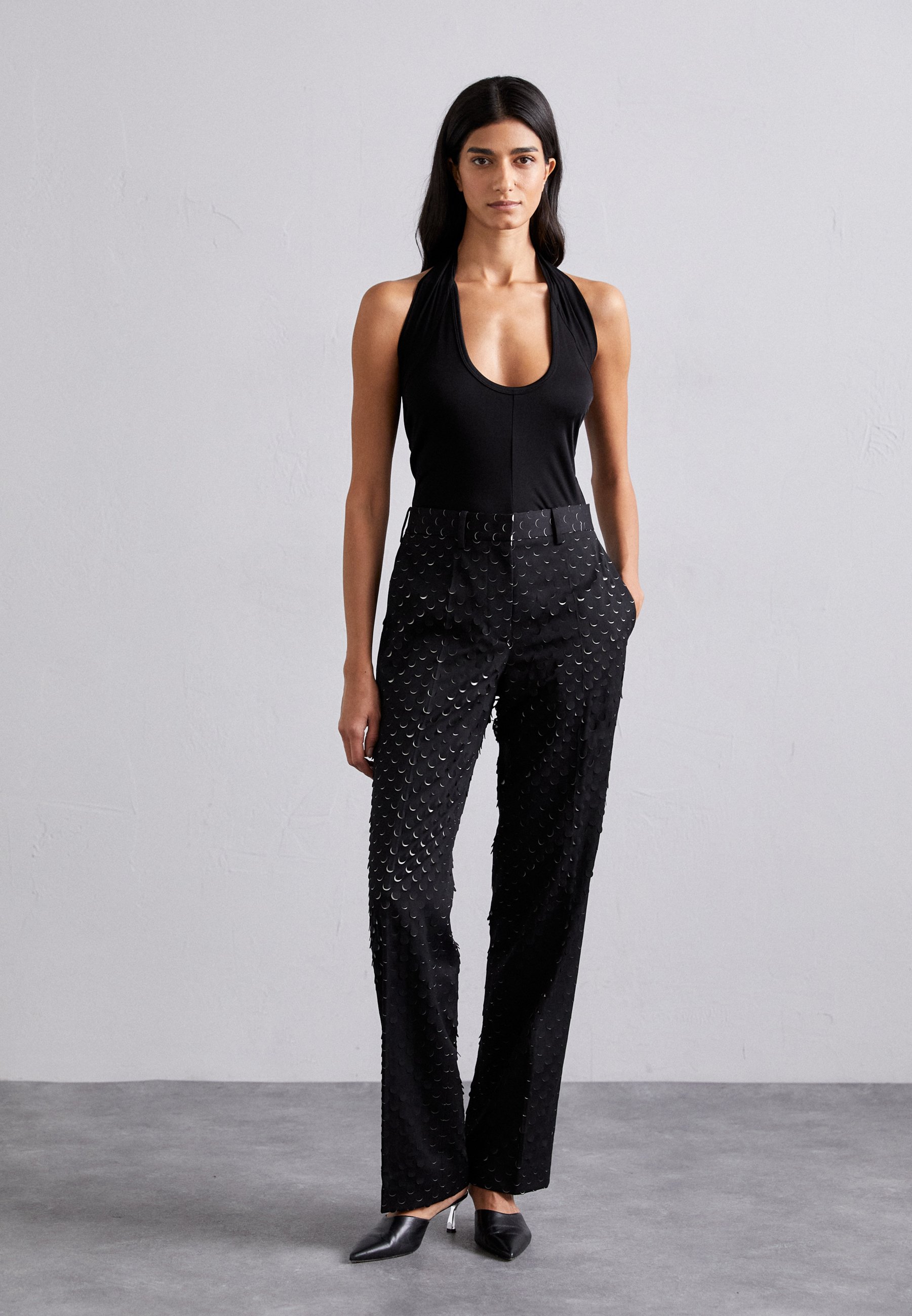 Helmut Lang CAR TROUSER - Trousers - black - Zalando.co.uk