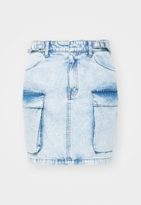 MARLIGZ SKIRT - Jeanskjol - mid blue washed