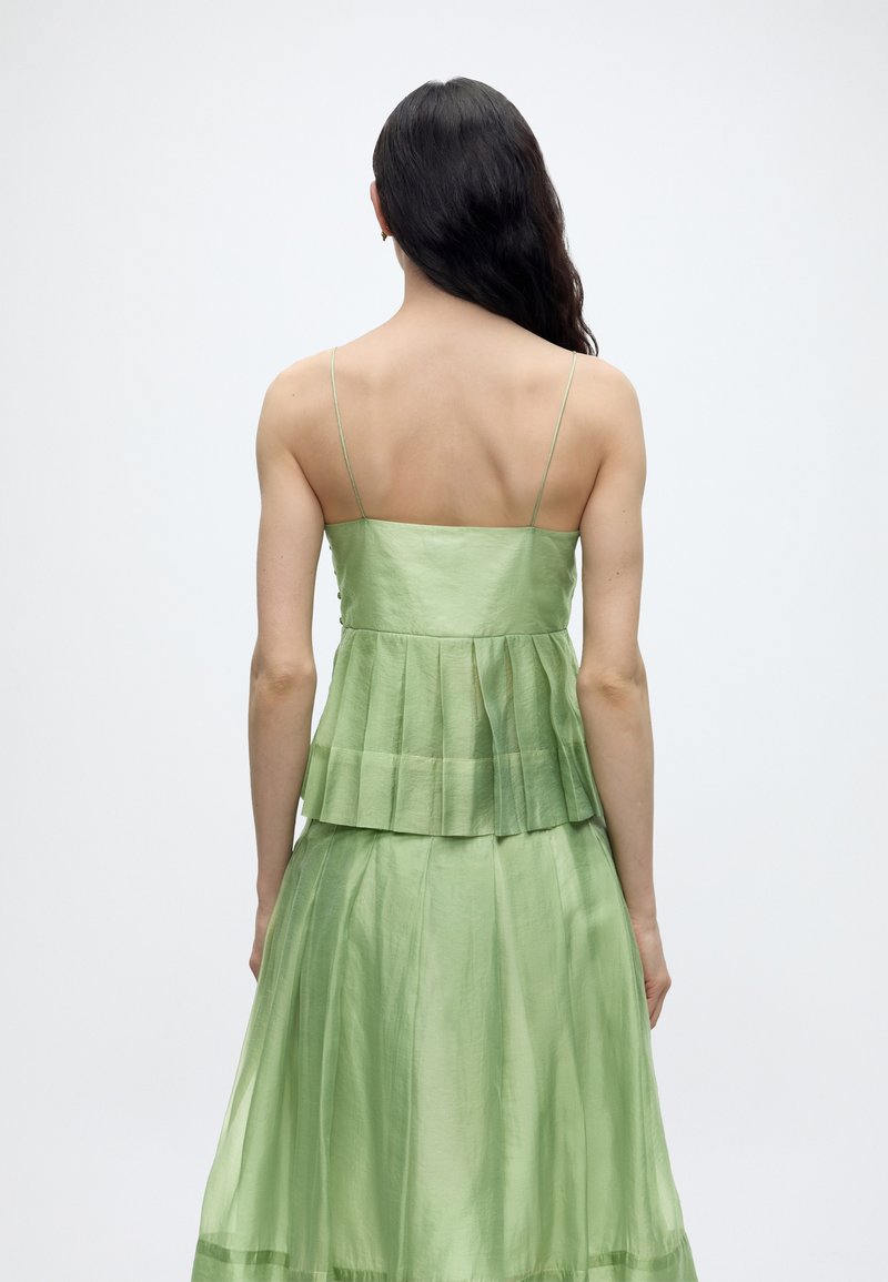 kate spade new york CRINKLED ORGANZA CAMI - Top - venus green/light green -  Zalando.ie