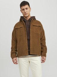 Jack & Jones JJEDALLAS OVERSHIRT - Viegla jaka - otter