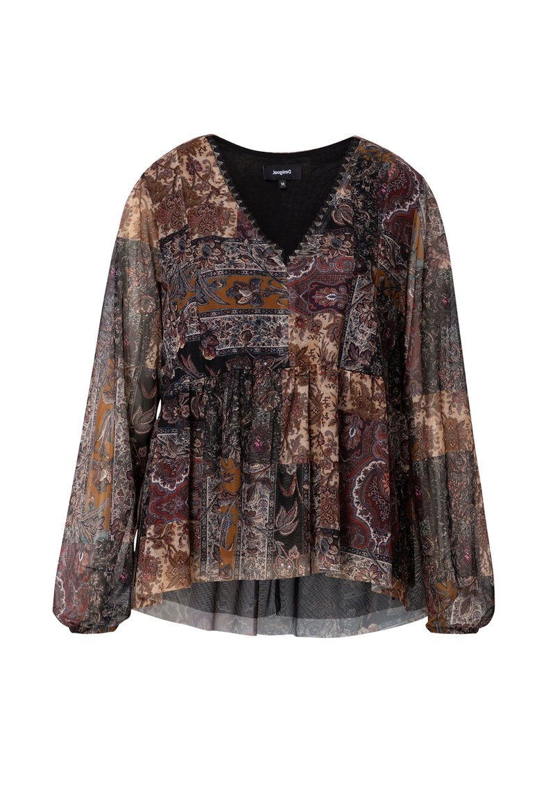 Desigual Blouse bruin Desigual Blouse bruin