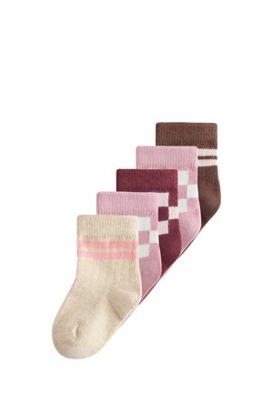 Next, BABY SOCKS 5 PACK  . - Socks - pink checkerboard