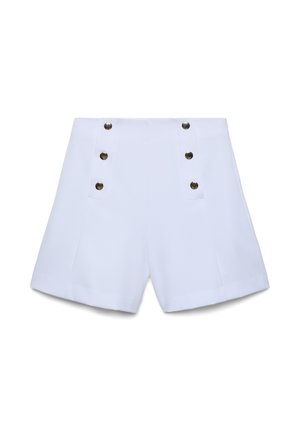 Calliope, PANTALONE CORTO APPLICAZIONI - Shorts - bianco ottico