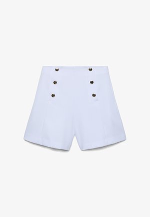 Calliope, PANTALONE CORTO APPLICAZIONI - Shorts - bianco ottico