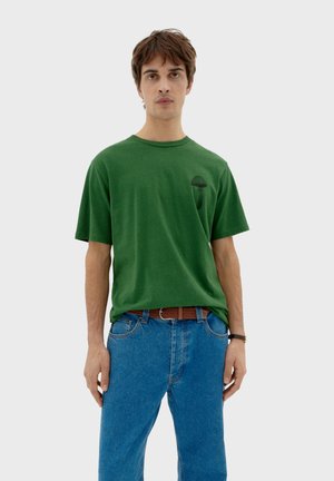 Thinking Mu FUNGHI - T-shirt con stampa - pine green