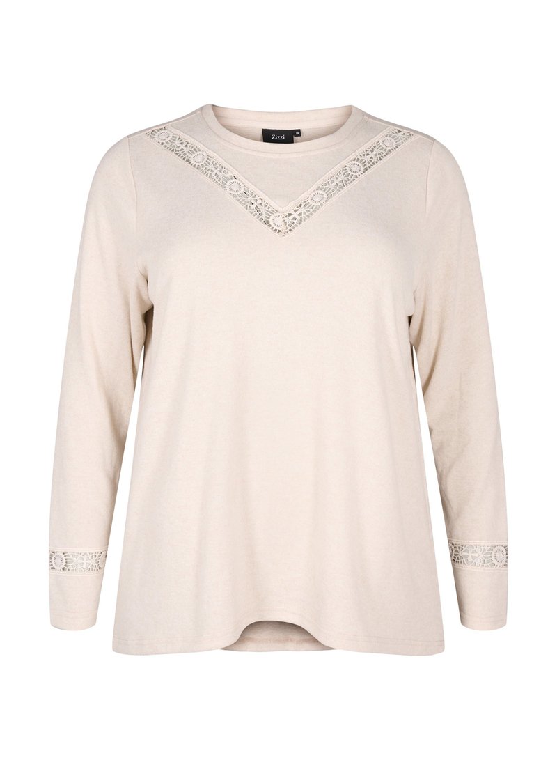 Zizzi Blouse zandkleur