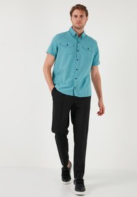 Buratti REGULAR FIT - Overhemd - petrol blue
