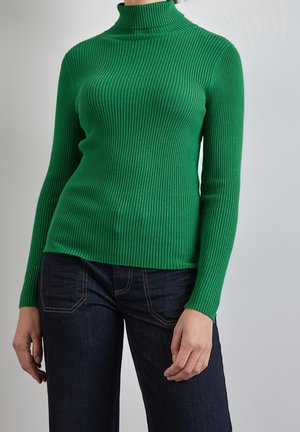 Stickad tröja - green