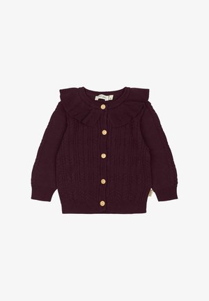 DALIA - Vesta na kopčanje - dark grape