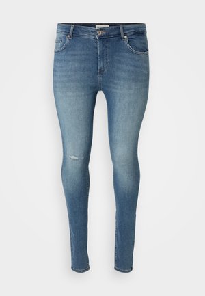 ONLY Carmakoma CARWILLY - Skinny džíny - medium blue denim