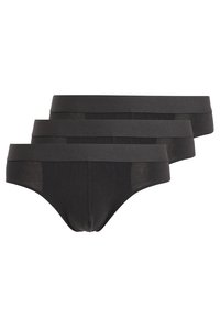 Zalando Essentials 3 PACK THONG - Slip - black