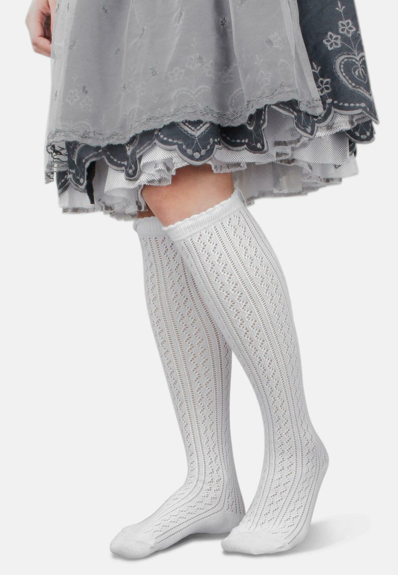 Normani TRADITIONAL TRACHTEN GARB 3 PACK - Kniestrümpfe - weiß