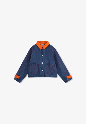 KENZO kids, VESTE EN DENIM - Veste en jean - dble stone+brossage