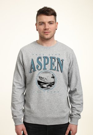 Henry Tiger NEXT STOP ASPEN - Sudadera - heather grey