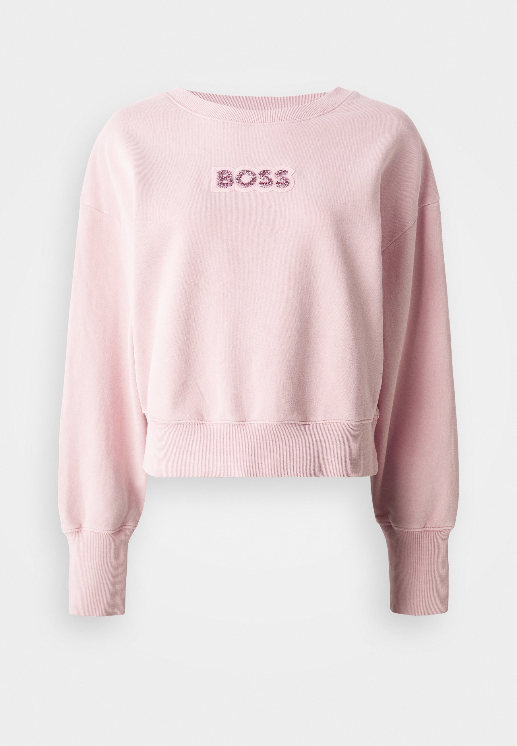 売れ筋商品|||ボス パーカー・スウェットシャツ レディース アウター ELAY STONEBADGE - Sweatshirt - open pink BOSS ELAY STONEBADGE - Sweatshirt - open pink/pink - Zalando