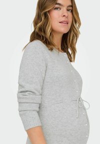 ONLY MATERNITY OLMCHER - Cardigan - light grey melange
