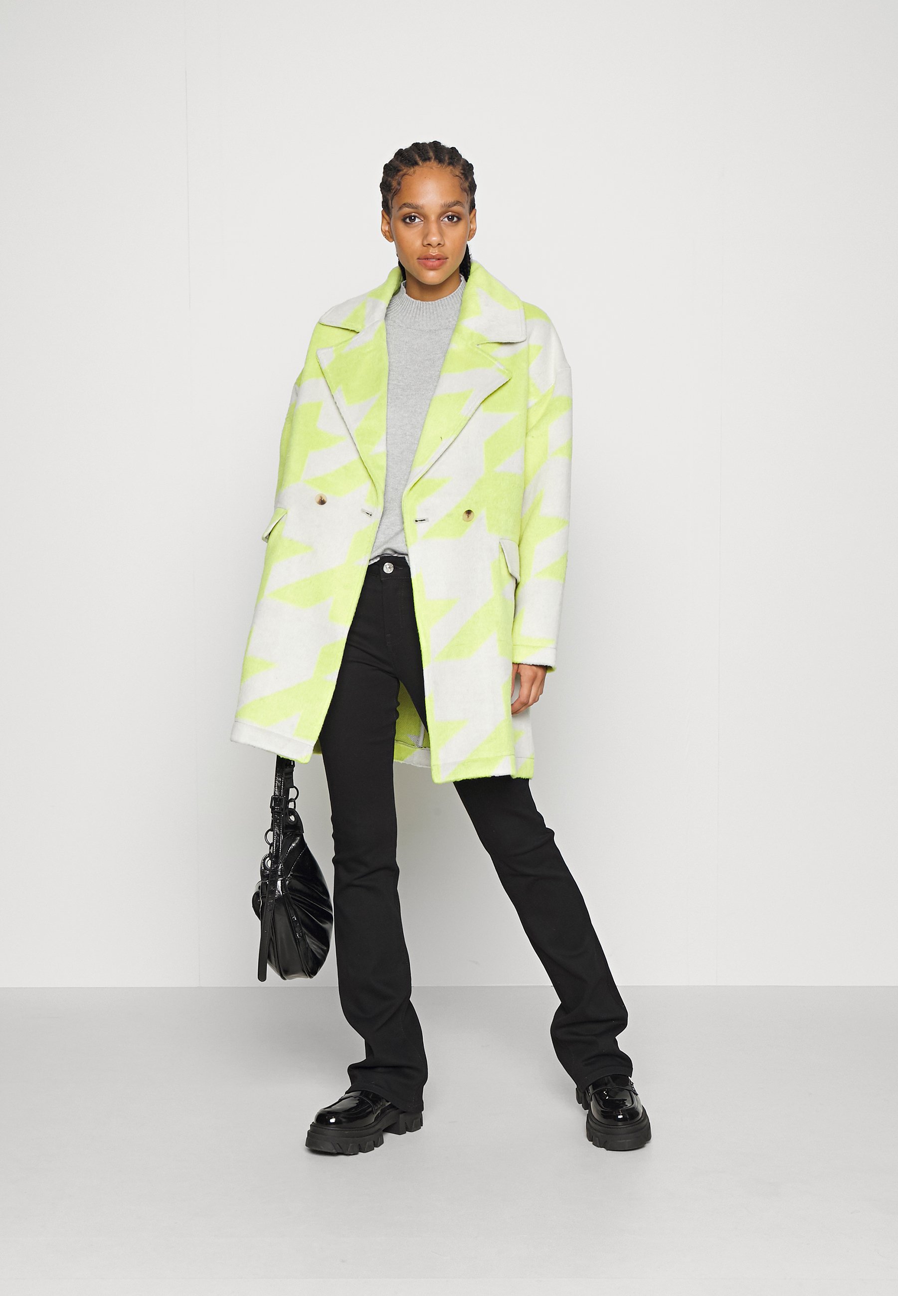 ONLY ONLLOOP HOUNDSTOOTH SHACKET 