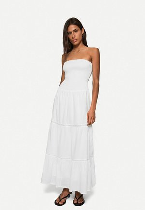 Bershka Maksimekko - white