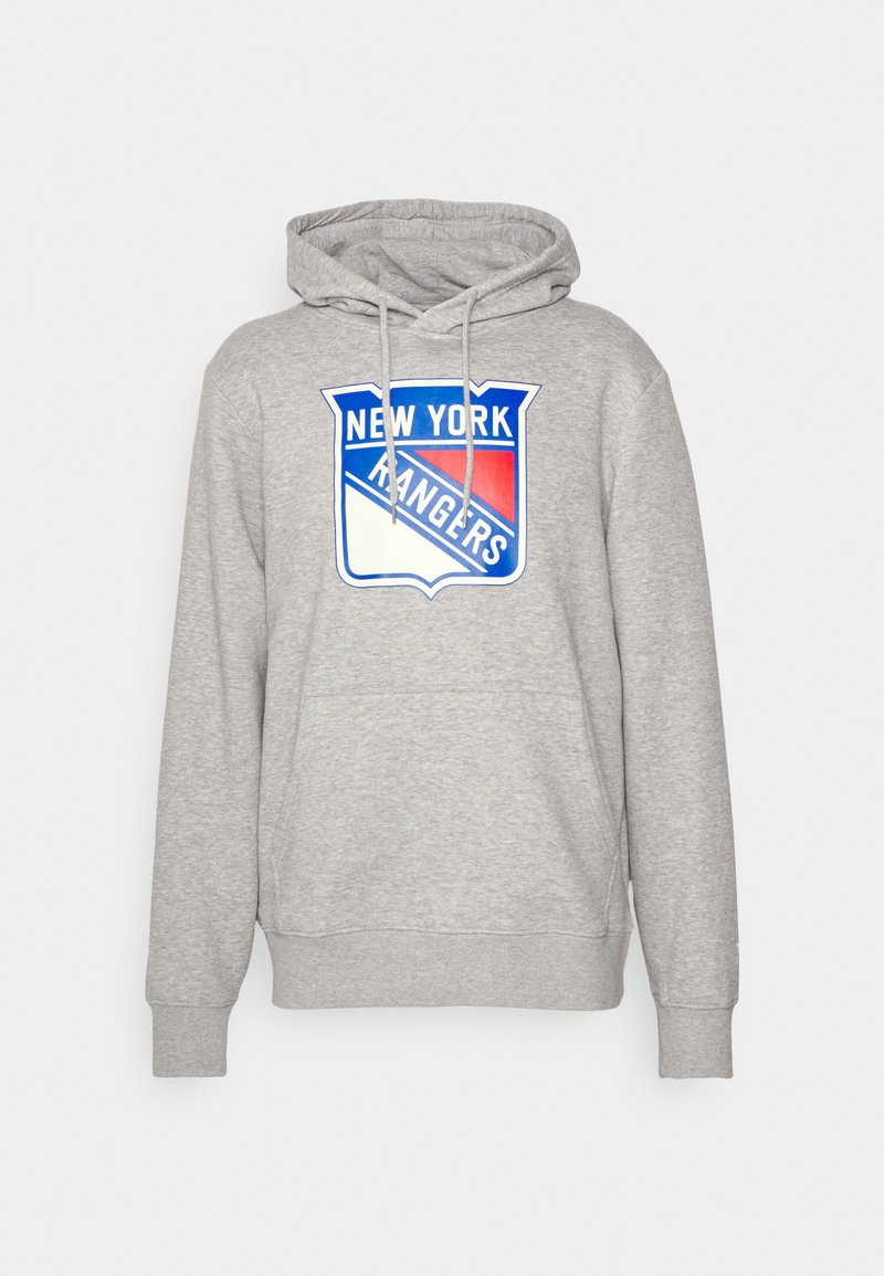 Fanatics NEW YORK RANGERS HOODIE - Club wear - sport gray heather/light  grey - Zalando.co.uk