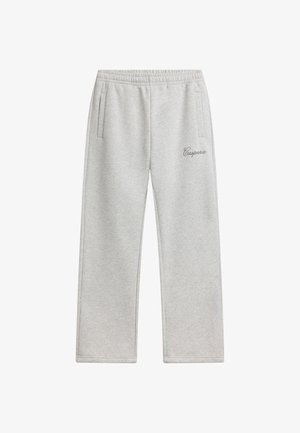 Caspara, M. RACQUET CLUB SL PANTS - Træningsbukser - grey melange w racer green