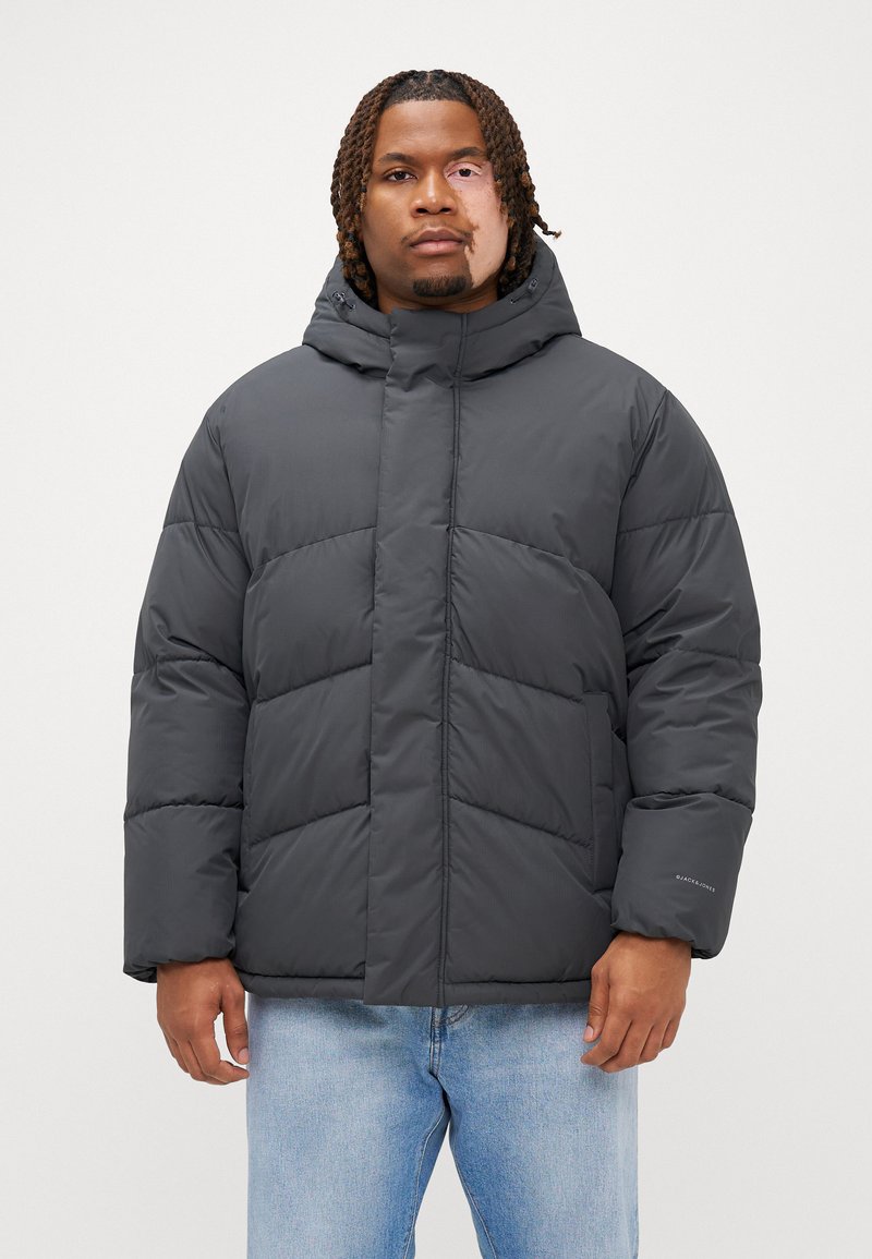 Jack & Jones JJWORLD PUFFER JACKET - Winter jacket - asphalt