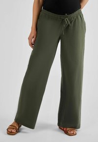Hlače - khaki green