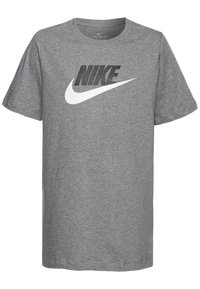 Nike Sportswear - TEE FUTURA ICON UNISEX - T-shirt med print - carbon heather/white Miniatyrbild 1