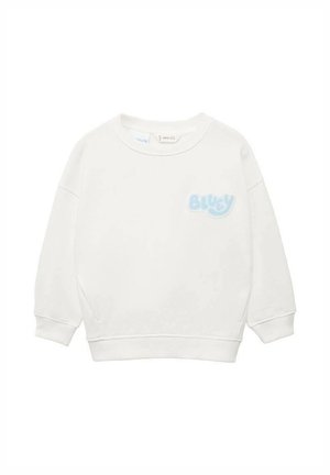 Mango Kids BEDRUKT - Sweater - gebroken wit