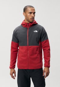 The North Face GLACIER HEAVYWEIGHT FULL ZIP  - Fleecejakke - garnet red/asphalt grey