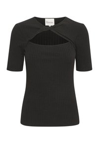 BUSTAMW RIB - Osnovna majica kratkih rukava - black