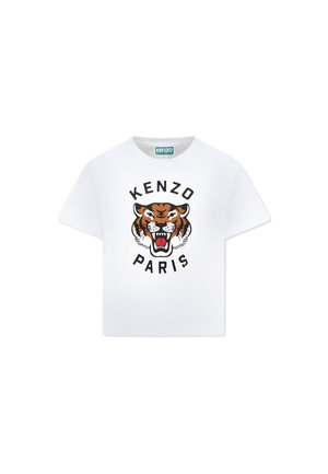 KENZO kids A MANICA CORTA - T-shirt print - white