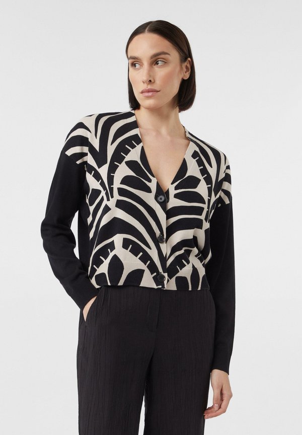 Strickjacke - schwarz