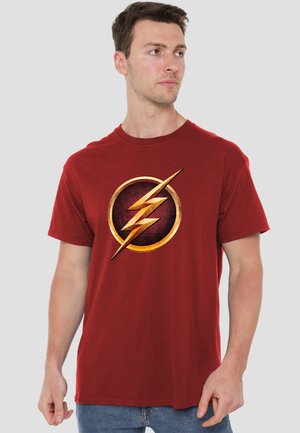 Cotton Soul, THE FLASH CHEST LOGO - T-Shirt print - red