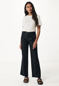 Mexx WIDE LEG - Pantalones - black