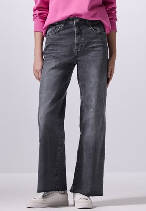 STREET ONE STUDIO WIDE LEG JEANS - Wide Leg - grau