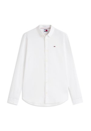 Tommy Jeans, SLIM STRETCH OXFORD SHIRT - Hemd - white