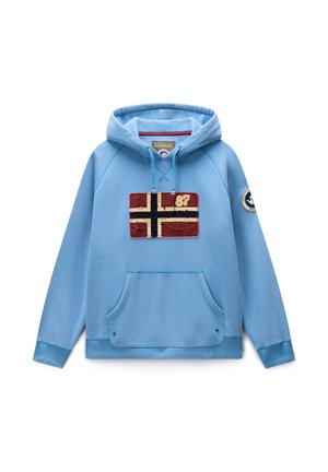 Napapijri, ARCHIVE SWEAT - Jersey con capucha - bright blue
