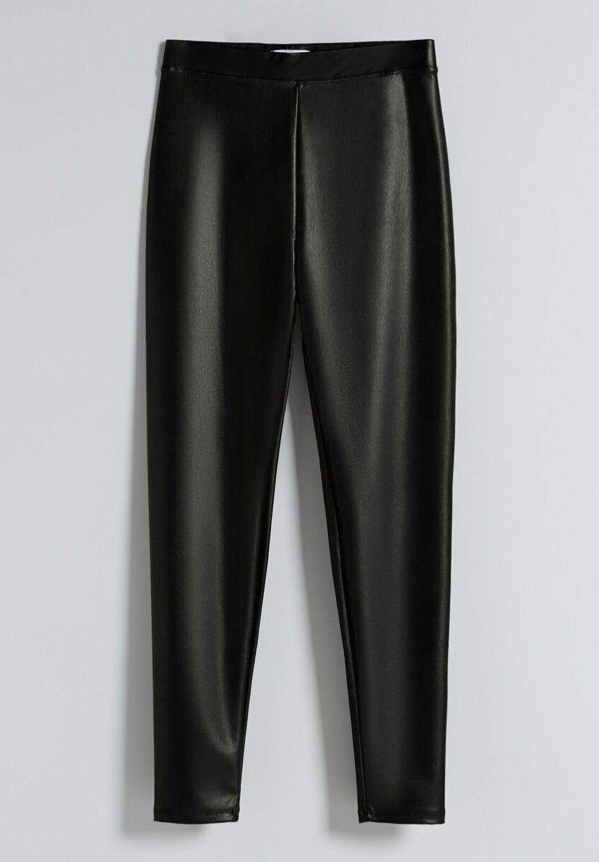 Bershka Legging - black/zwart - Zalando.be
