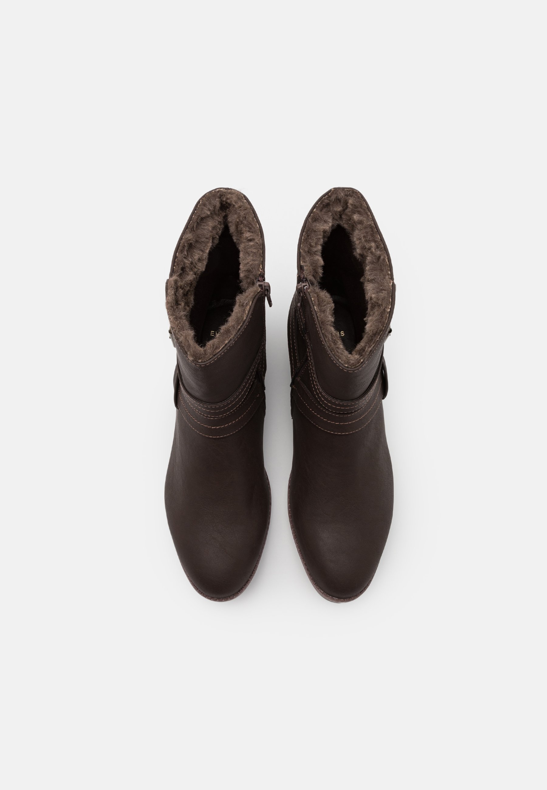 evans brown ankle boots