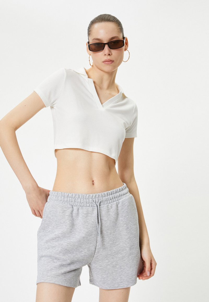 Koton BASIC DRAWSTRING POCKETS - Trainingsbroek - grey